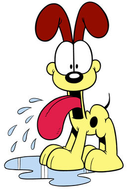 odie drawing from garfield