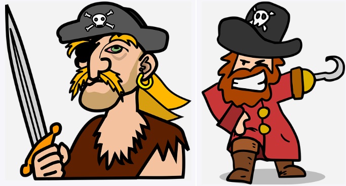 cartoon pirate drawings