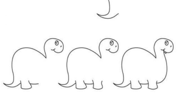 how to draw a cartoon dinosaur