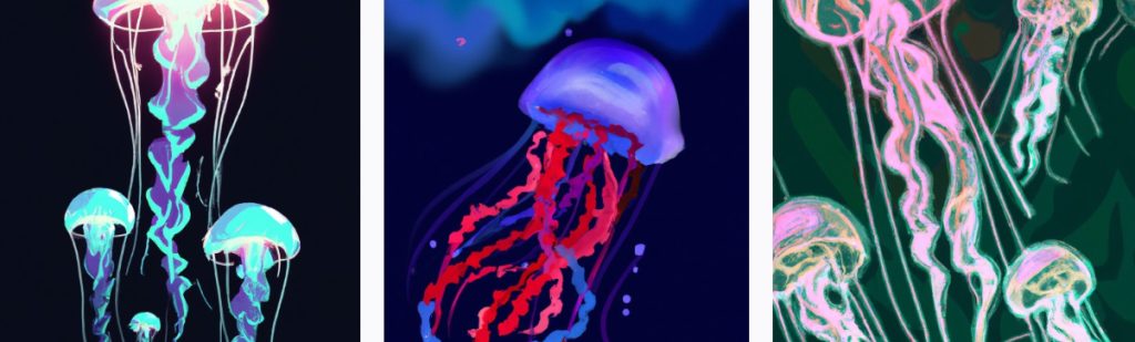jellyfish digital art