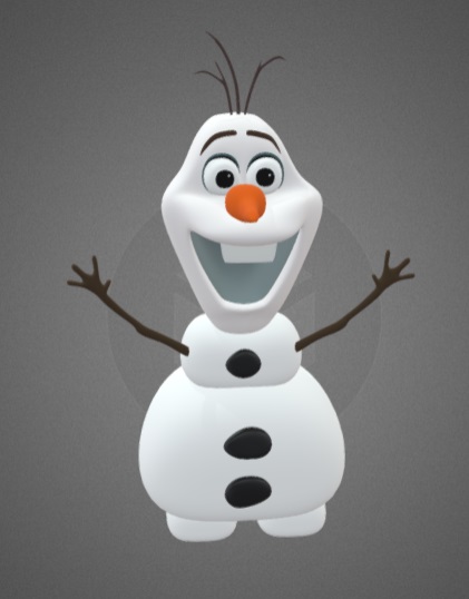 picture of olaf from frozen to show how to draw olaf
