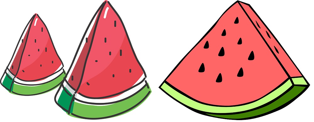 watermelon slice drawings