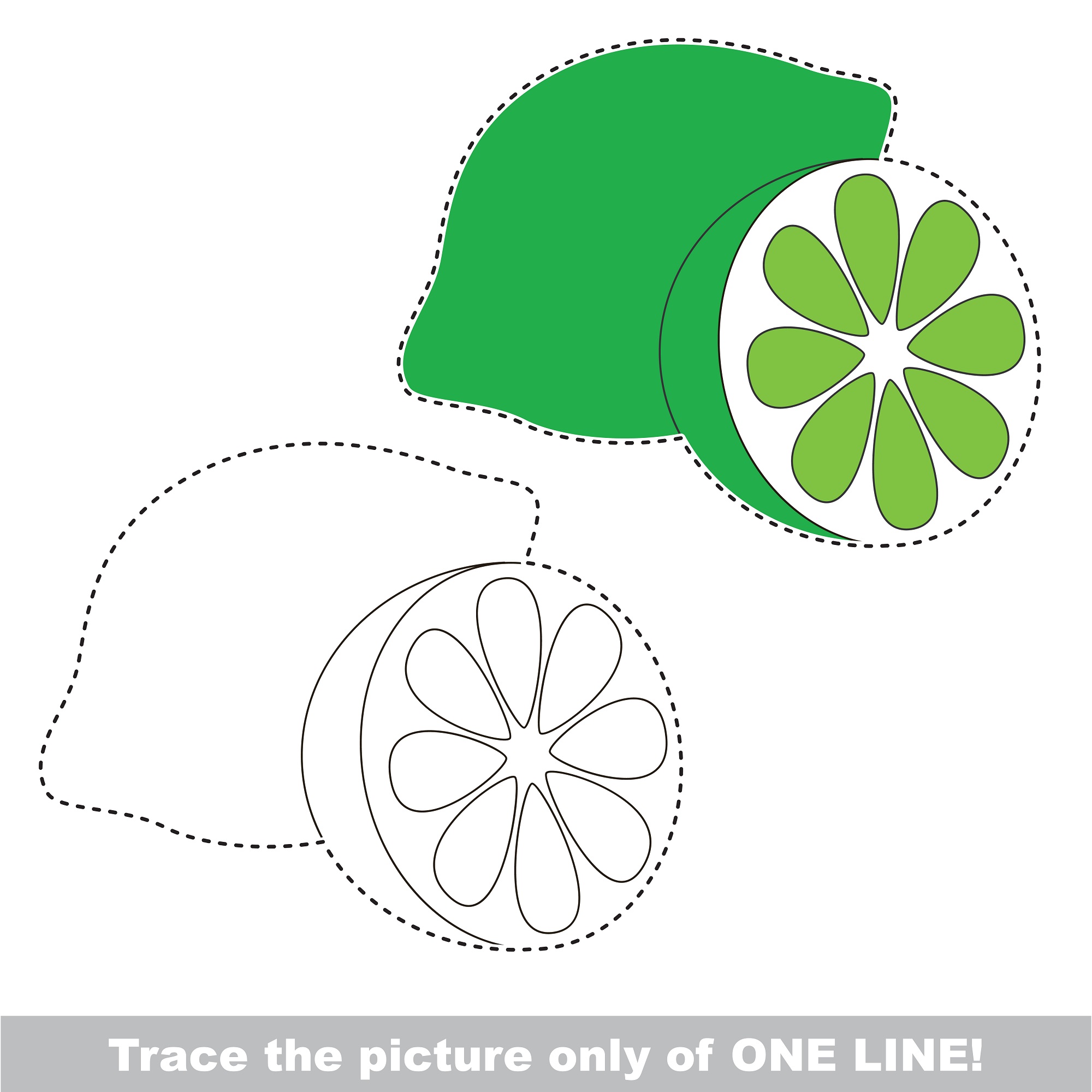 how to draw a lime
