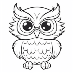 10 Free Printable Owl Coloring Pages - Draw Advisor