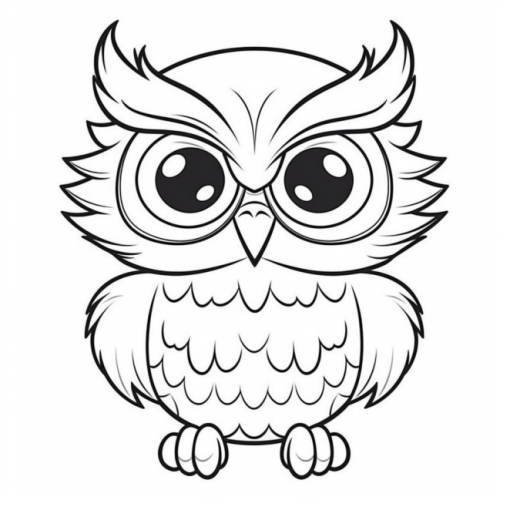 10 Free Printable Owl Coloring Pages - Draw Advisor