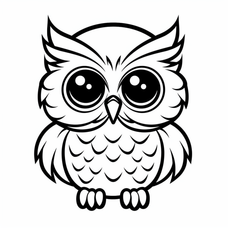 10 Free Printable Owl Coloring Pages - Draw Advisor