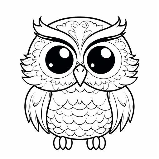 10 Free Printable Owl Coloring Pages - Draw Advisor