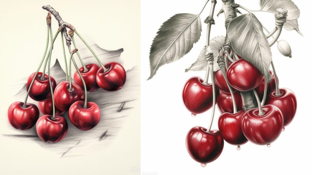 unique advanced cherry drawings
